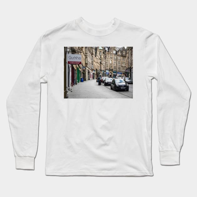 Cockburn Street Long Sleeve T-Shirt by ansaharju